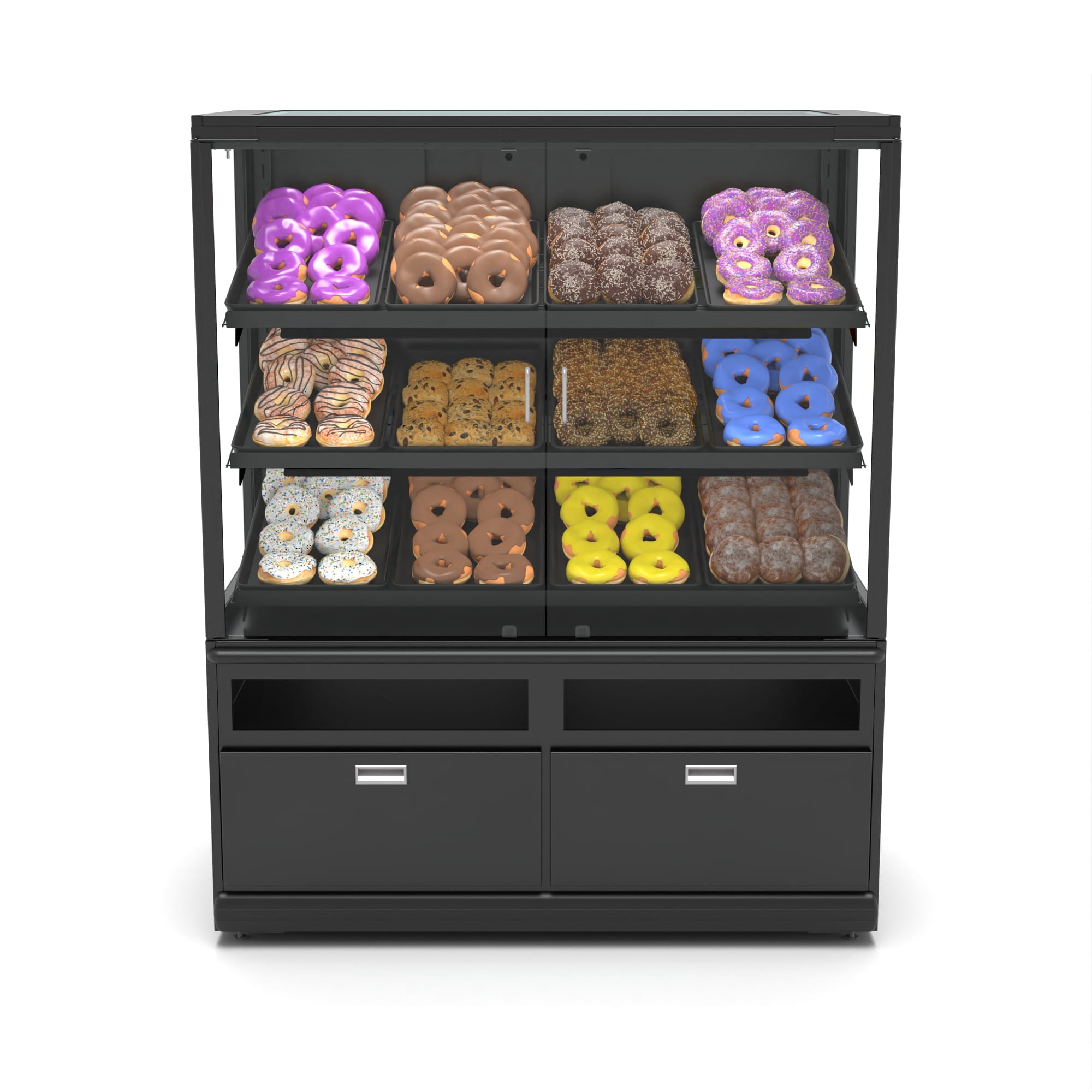 Bakery-case-48/58-right-view-standard-option