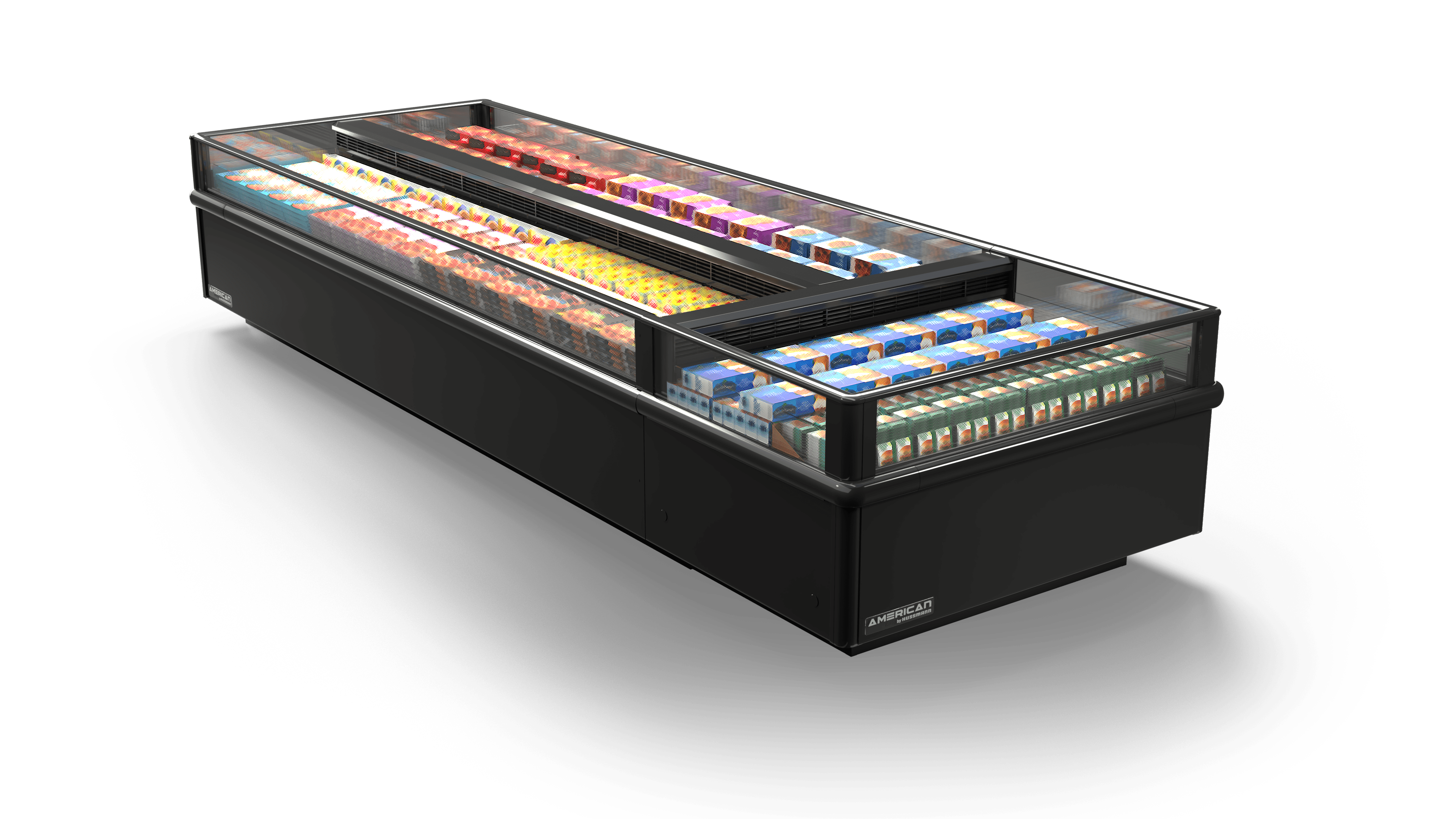 FLNOAN-Lineup-LH-American-by-Hussmann-Low-Temp-Island-Merchandiser
