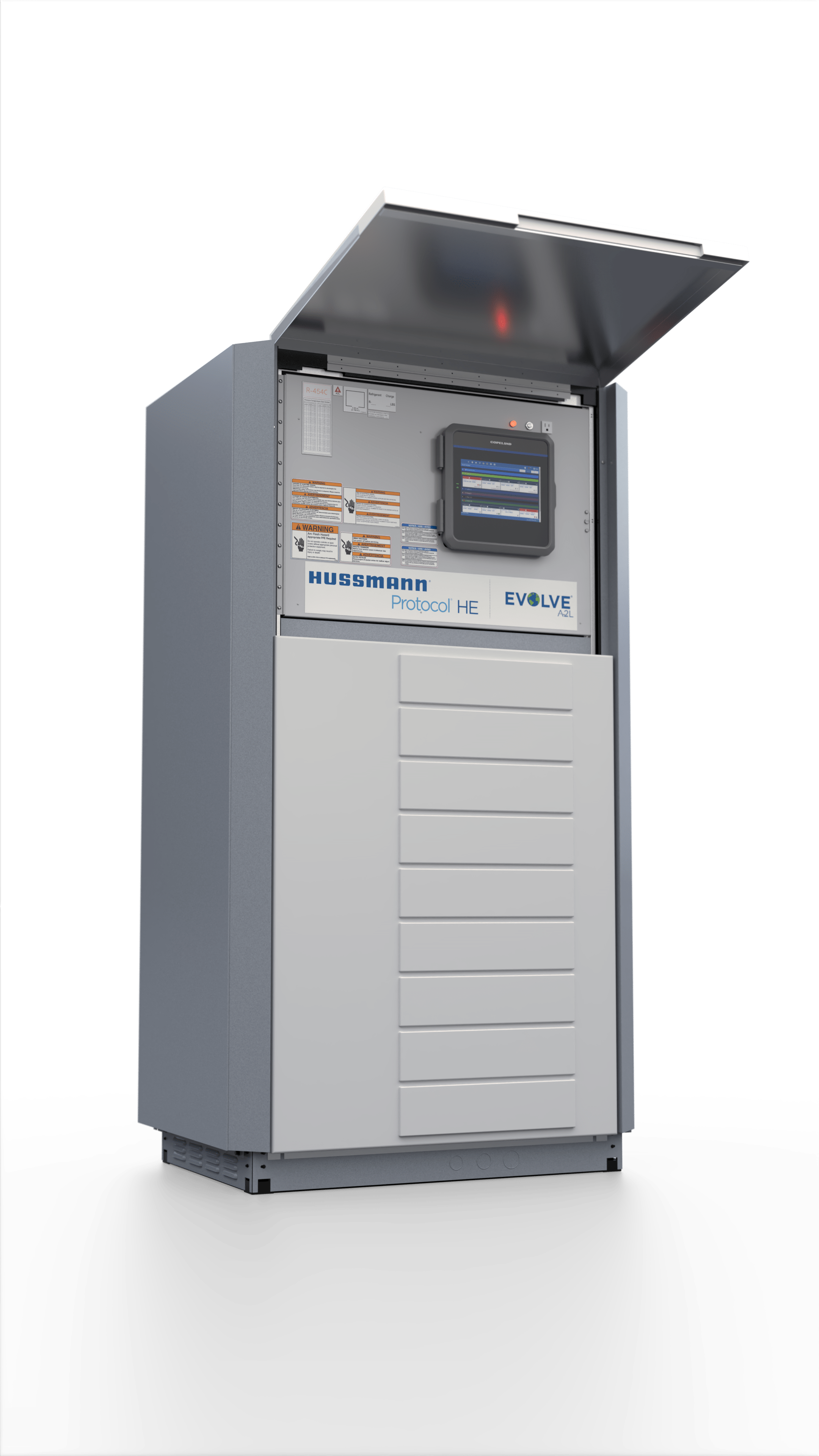 Protocol-A2L-3-wide-vertical-6-compressor-indoor-open-compact-rack-system